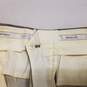 Mens Brown Check Slash Pockets Flat Front Straight Leg Dress Pants Sz 44/38 image number 4