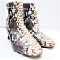 Made Leather Snakeskin Print Ankle Boots Snake 8.5 image number 3
