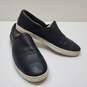 UGG Jass Womens Black 1105712 Leather Slip On Sneakers Sz 10 image number 1