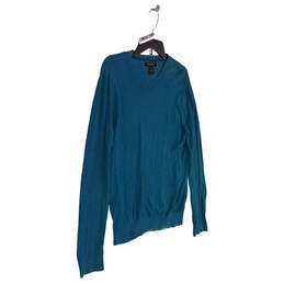 Mens Blue Long Sleeve Round Neck Pullover Sweater Size Medium alternative image