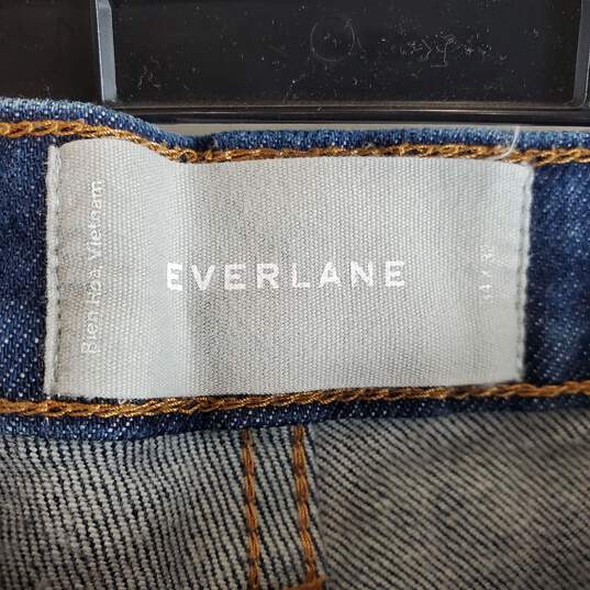 Everlane Men Blue Straight Leg Jeans Sz 34 image number 3