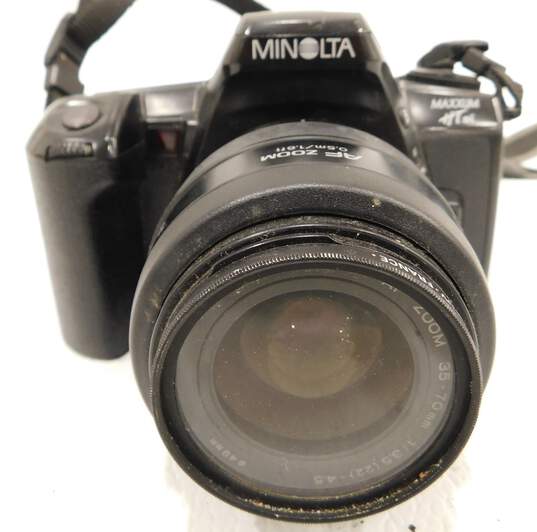 Minolta Brand Maxxum 4 and Maxxum HTsi Model 35mm Film Cameras (Set of 2) image number 8
