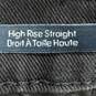 Calvin Klein Black High Rise Straight Jeans Size 28 image number 7