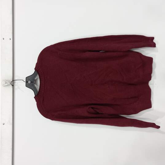 Men's Red Pullover Sweater Sz L image number 2