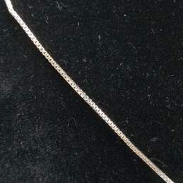 Sterling Silver Assorted Gemstone 7inch Bracelet/31inch Pendant Necklace/Post Earring/Brooch Bundle 4pcs 18.9g alternative image
