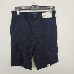 Navy Blue Flex Classic Fit Shorts