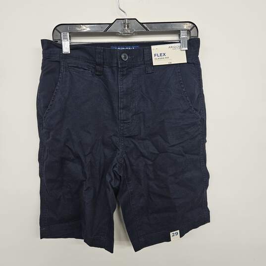 Navy Blue Flex Classic Fit Shorts image number 1