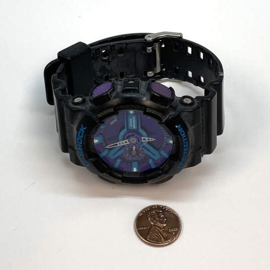 Designer Casio G-Shock Blue Round Dial Adjustable Strap Digital Wristwatch image number 3