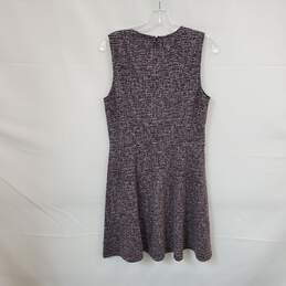 Theory Navy Blue & Red Cotton Blend Knit Sleeveless Sheath Dress WM Size 10 alternative image