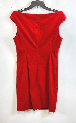 Theory Red Casual Dress - Size 8 alternative image