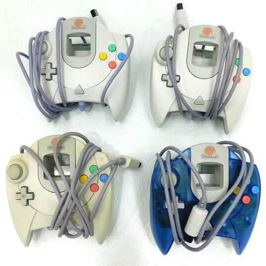 4ct Sega Dreamcast Controller Lot Untested image number 1