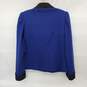 Vintage Saint Laurent Rive Gauche Women's Blue Jacket Size 36 image number 2