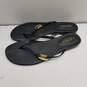 Lauren By Ralph Lauren Emalia Black Nappa Leather Flip-Flop Thong Sandals Size 8 B image number 4