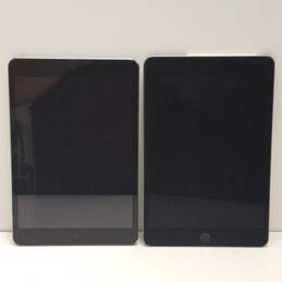 Apple iPad Minis (A1432) - Lot of 2 - LOCKED