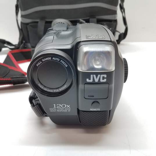 JVC GR-AX900U Camera and Assorted Accessories in Case image number 2