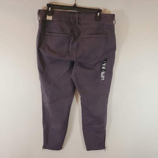 Torrid Women Purple Denim Jeans 16R NWT image number 2
