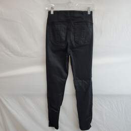 Rag & Bone New York Black Cotton Blend Stretch Pants Size S alternative image