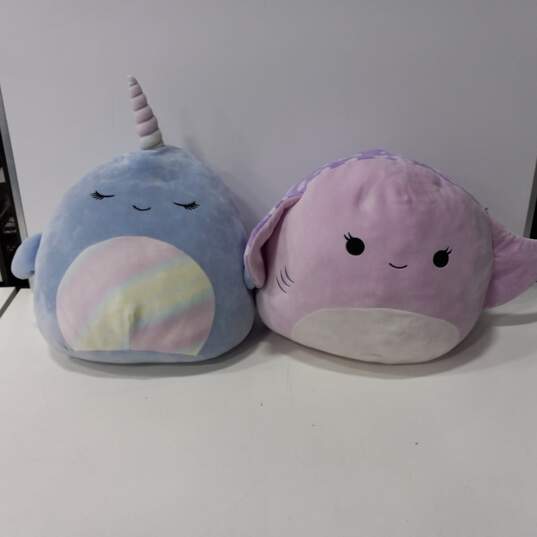 2pc Set of Assorted Squishmallow Stuffed Plush Animals image number 1