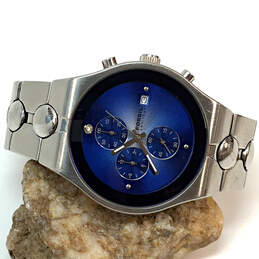 Designer Fossil Arkitekt FS-2920 Silver-Tone Chronograph Analog Wristwatch
