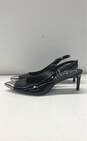 Calvin Klein Reina Patent Slingback Pump Heels Black 8 image number 3