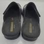 Clacks Collection  Womens Woven Look Black Leather Slip On Mules Shoes Sz 7 image number 4