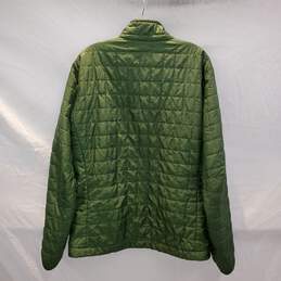 Patagonia Green & Yellow Full Zip Puffer Jacket Men's Size L alternative image