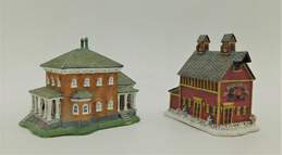 Lang and Wise Town Hall Collectibles Miniature Building Bundle IOB alternative image