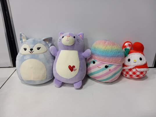 Bundle of 4 Assorted Squishmallows Plush Toys image number 1