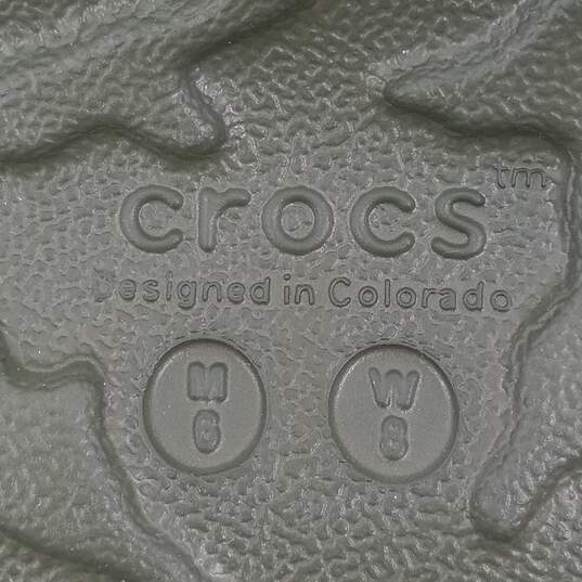 Men's Crocs All-Terrain Atlas Cogs Army Green Marketing Sample M6 W8 image number 7