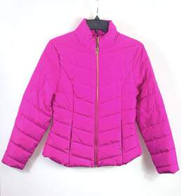 Ted Baker Women Pink Quilted Jacket Sz 2