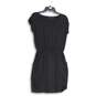 Apt.9 Womens Black Pleated Cap Sleeve Round Neck Sheath Dress Size Small image number 1
