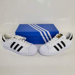Adidas Superstar White/Black Sneakers W/Box Women's Size 8.5