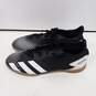 Adidas Women's Black Leather Indoor Soccer Shoes Size 6 image number 3