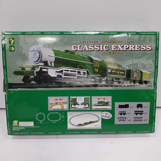 Green Line Express Train Set In Original Box image number 2