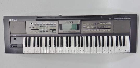 Roland Brand E-09 Model Interactive Arranger Electronic Keyboard/Piano (Parts and Repair) image number 1