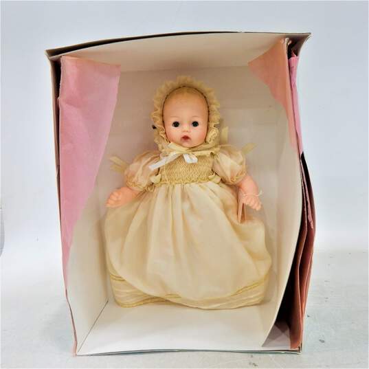 Vintage Madame Alexander Christening Doll Huggums IOB image number 1