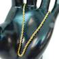 14k Yellow Gold Twisted Rope Chain Bracelet 4.4g image number 1