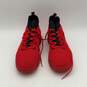 Puma Mens Red Black Round Toe Low Top Lace Up Sneaker Shoes Size 11 image number 1