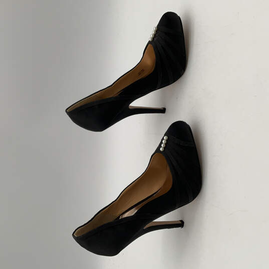 Authentic Womens Ophelia Black Close Toe Stiletto Pump Heels Size 6.5 M image number 2