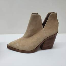 Vince Camuto Ankle Boots Womens Gigietta Suede Heeled Western Booties Sz 6M alternative image