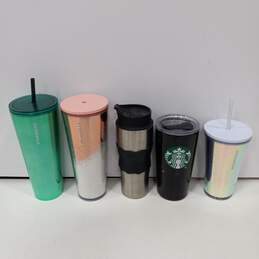 Bundle of 5 Assorted Starbucks Drinkware w/ Lids alternative image