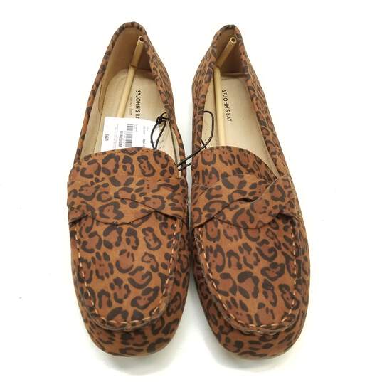 St John's Bay Textile Animal Print Loafers Leopard 11 image number 5