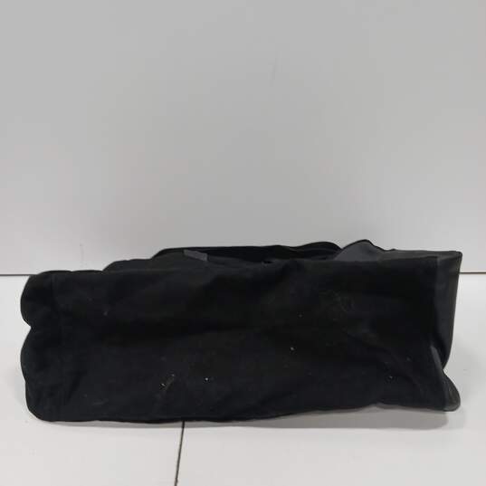 Calvin Klein Black Canvas Duffel Bag image number 4