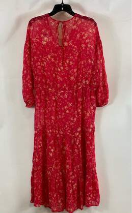Free People Women's Raspberry Floral Maxi Dress- XS alternative image