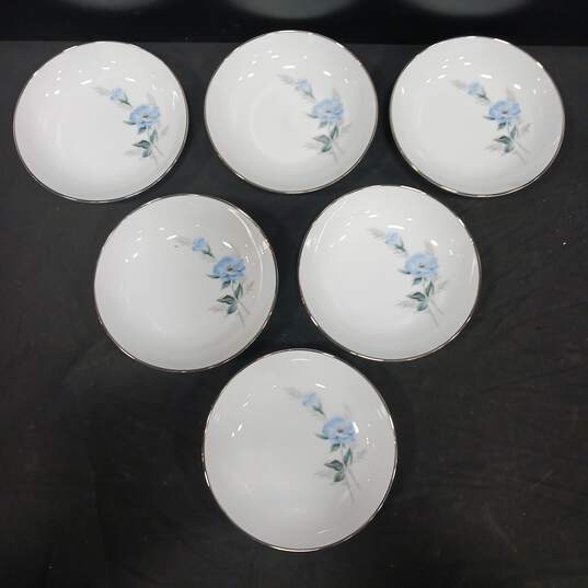 set of 6 Noritake Sylvia 6603 Floral Condiment Bowls image number 3