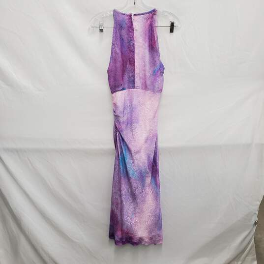 IRO Lidama WM's Long Purple Printed Sleeveless Dress Size 36 / 6 US image number 2