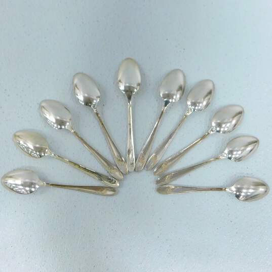 Set of 10 Oneida Community Silver-plated QUEEN BESS II  Dinner Spoons image number 4