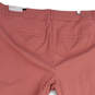 NWT Womens Pink Flat Front Welt Pocket Skinny Leg Ankle Pants Size 28R image number 4