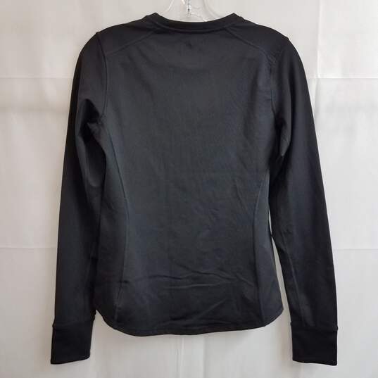 The North Face women's black fleece baselayer shirt M image number 2