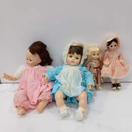 Lot of 4 Assorted Baby Dolls